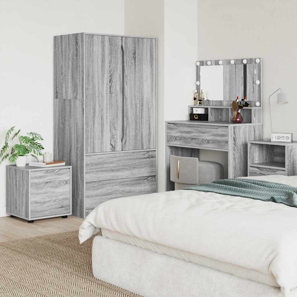 Badkamer Kast Grijs Sonoma 40,5 x 40 x 44 cm Bewerkt hout is nu te koop bij PeponiXL, paradijselijk wonen!