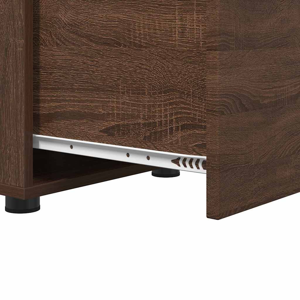 Badkamer Kast Bruin Eiken 40,5 x 40 x 44 cm Bewerkt hout is nu te koop bij PeponiXL, paradijselijk wonen!