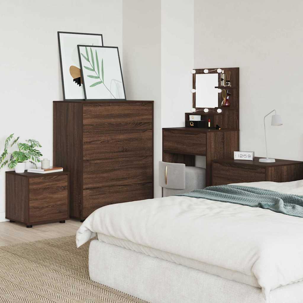Badkamer Kast Bruin Eiken 40,5 x 40 x 44 cm Bewerkt hout is nu te koop bij PeponiXL, paradijselijk wonen!