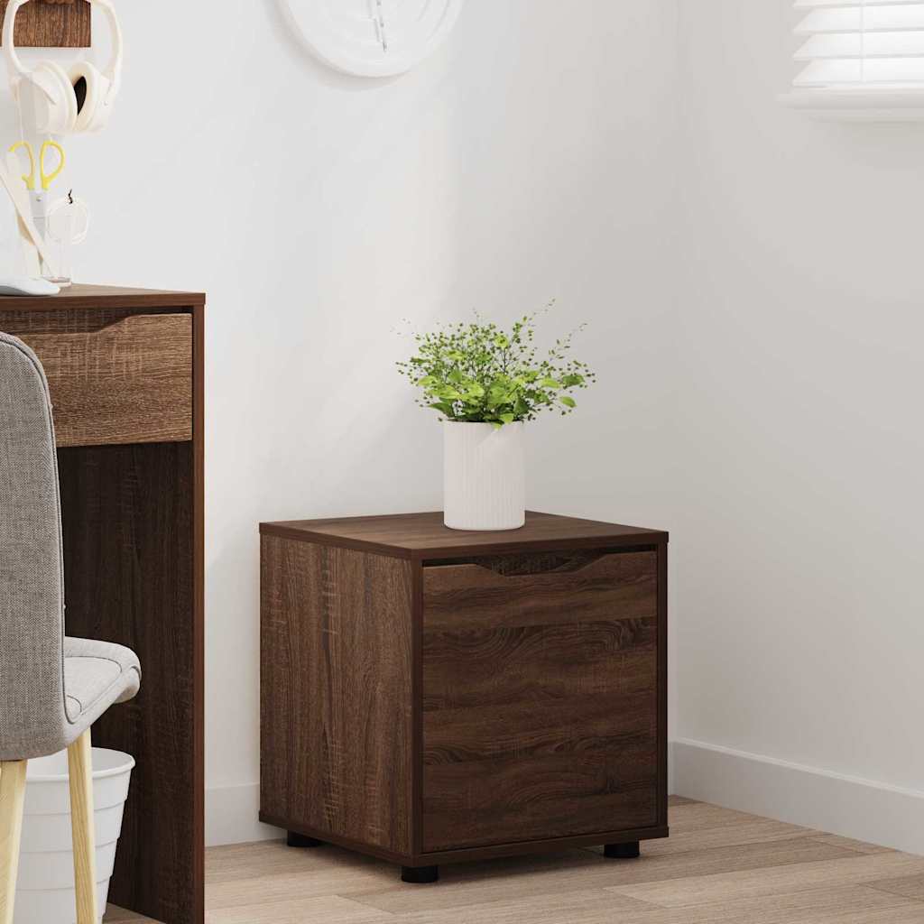 Badkamer Kast Bruin Eiken 40,5 x 40 x 44 cm Bewerkt hout is nu te koop bij PeponiXL, paradijselijk wonen!