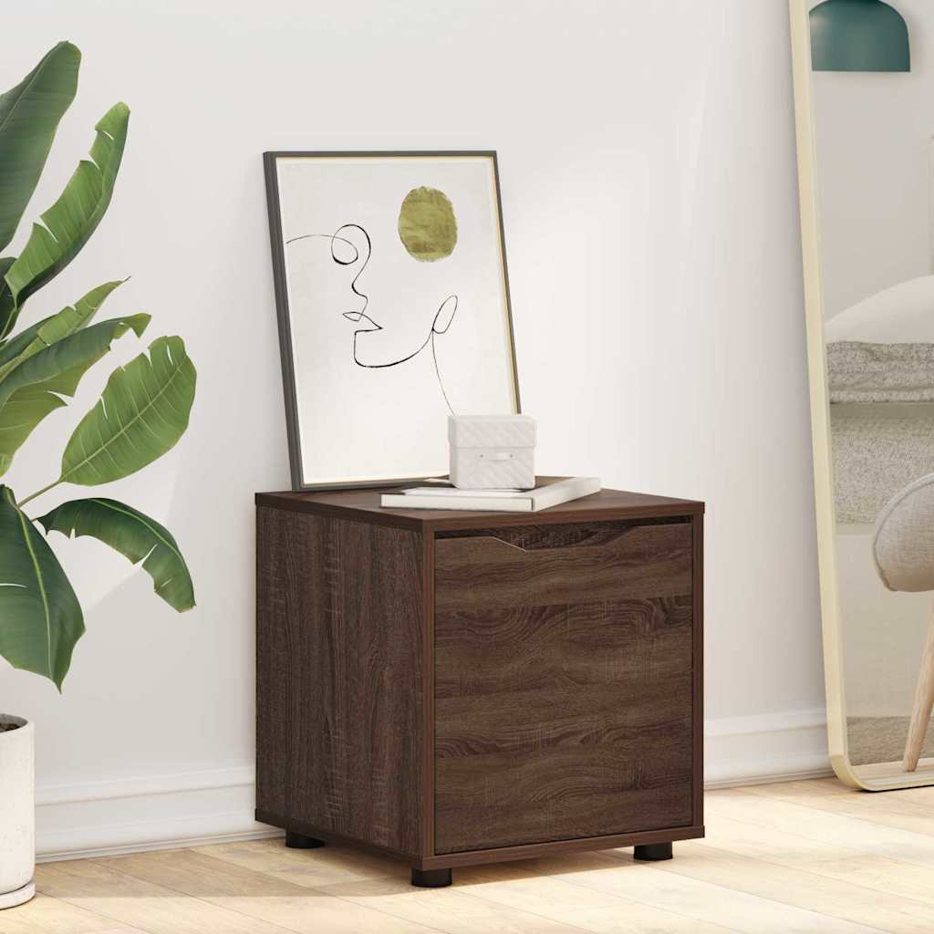 Badkamer Kast Bruin Eiken 40,5 x 40 x 44 cm Bewerkt hout is nu te koop bij PeponiXL, paradijselijk wonen!