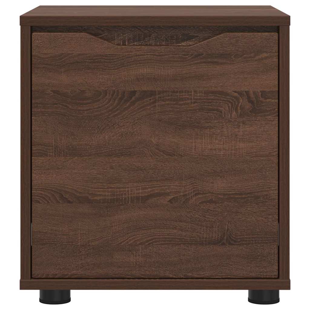 Badkamer Kast Bruin Eiken 40,5 x 40 x 44 cm Bewerkt hout is nu te koop bij PeponiXL, paradijselijk wonen!