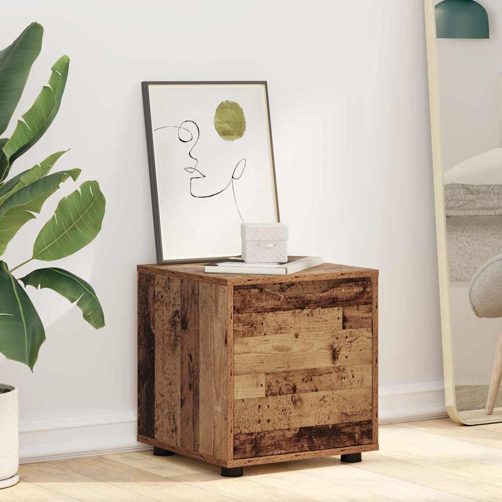 Badkamer Kast Oud Hout 40,5 x 40 x 44 cm Bewerkt hout is nu te koop bij PeponiXL, paradijselijk wonen!
