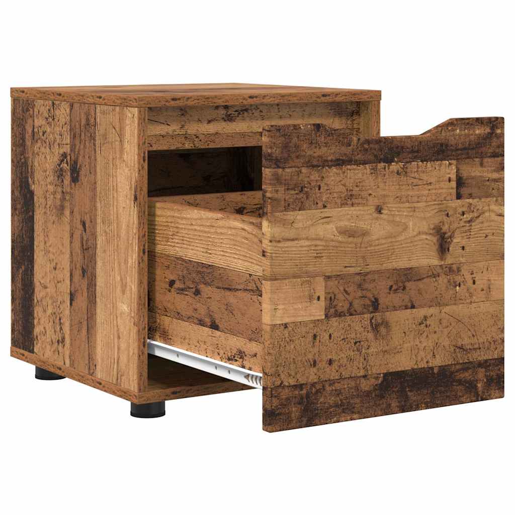 Badkamer Kast Oud Hout 40,5 x 40 x 44 cm Bewerkt hout is nu te koop bij PeponiXL, paradijselijk wonen!