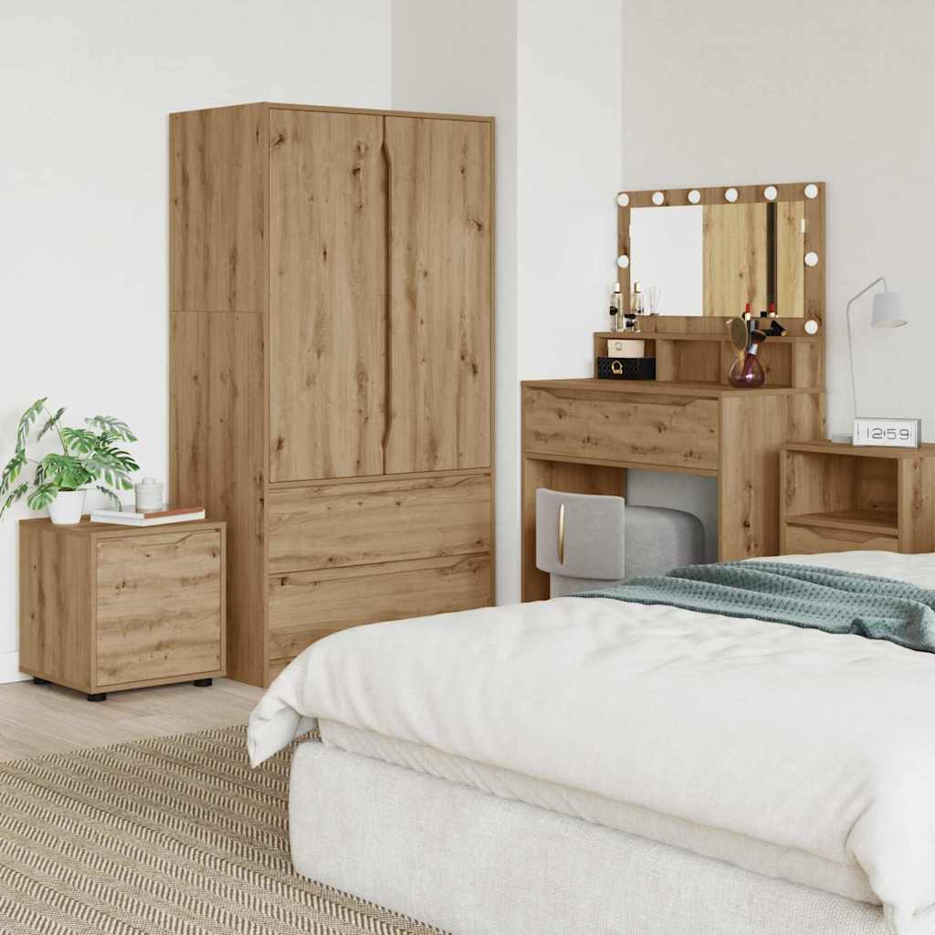 Badkamer Kast Artisan Eiken 40,5 x 40 x 44 cm Bewerkt hout is nu te koop bij PeponiXL, paradijselijk wonen!