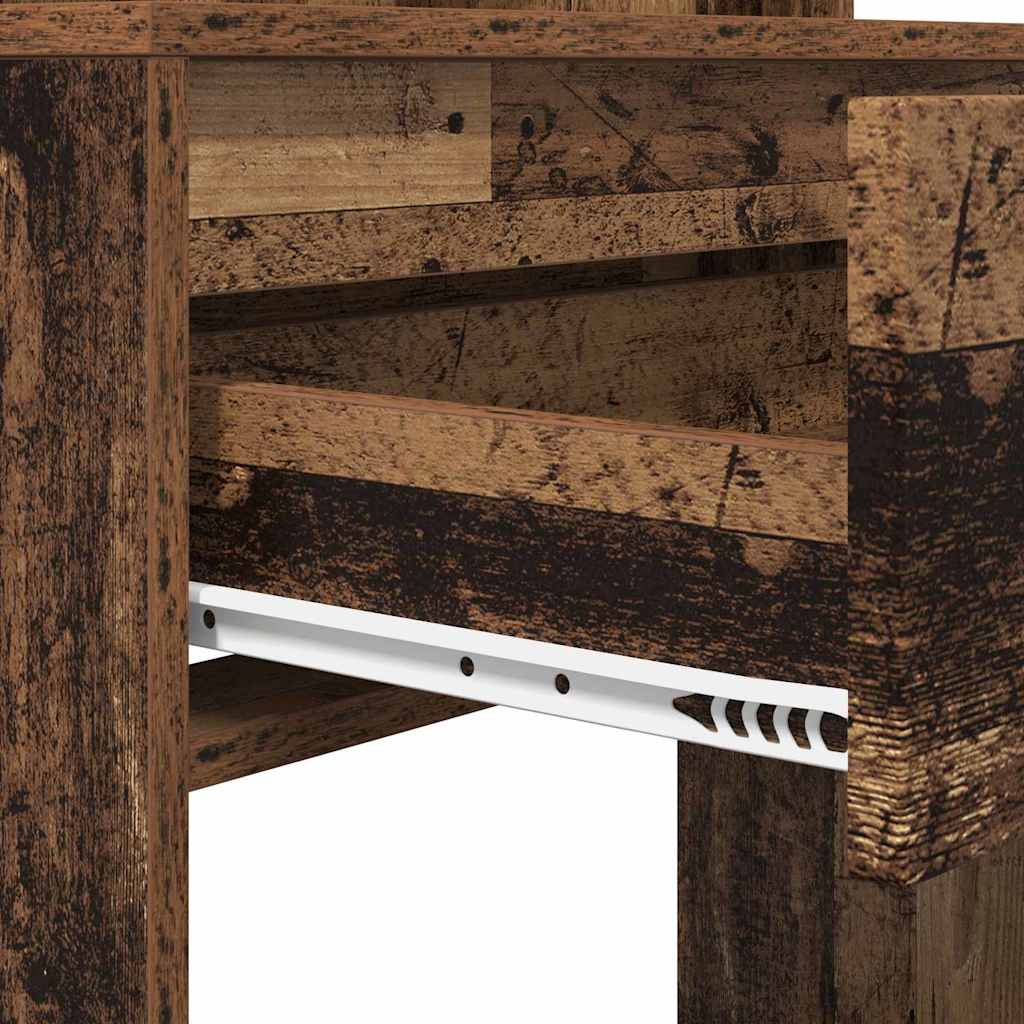 Slaapkamer Kaptafels Oud Hout 80 x 39,6 x 135 cm Bewerkt hout is nu te koop bij PeponiXL, paradijselijk wonen!