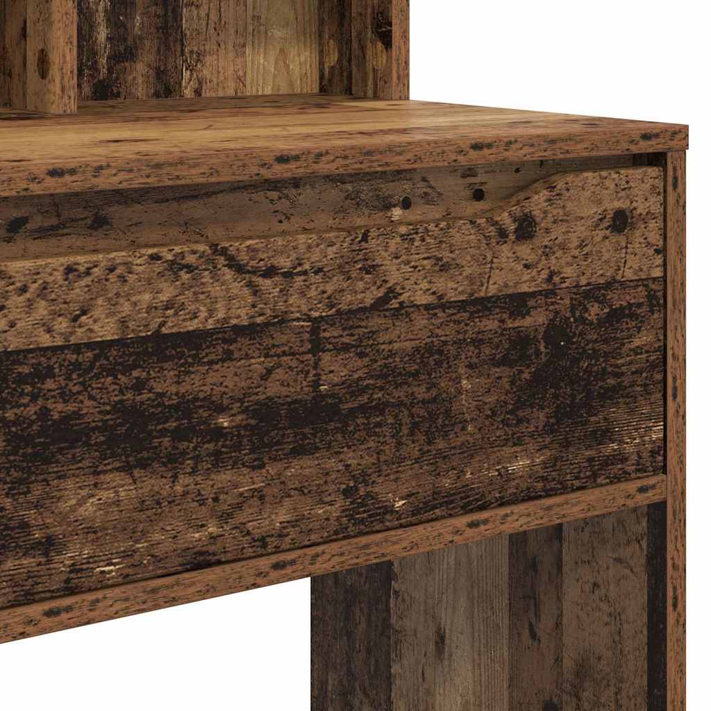 Slaapkamer Kaptafels Oud Hout 80 x 39,6 x 135 cm Bewerkt hout is nu te koop bij PeponiXL, paradijselijk wonen!