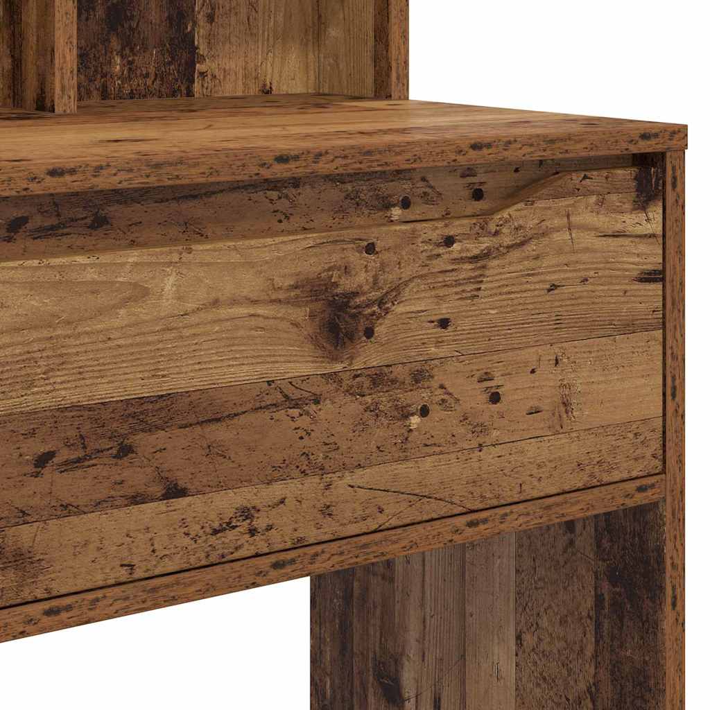 Slaapkamer Kaptafels Oud Hout 80 x 39,6 x 135 cm Bewerkt hout is nu te koop bij PeponiXL, paradijselijk wonen!