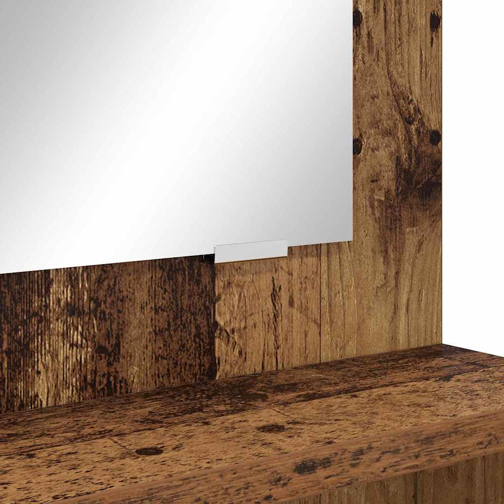 Slaapkamer Kaptafels Oud Hout 80 x 39,6 x 135 cm Bewerkt hout is nu te koop bij PeponiXL, paradijselijk wonen!