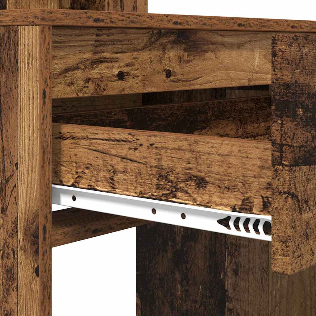 Slaapkamer Kaptafels Oud Hout 80 x 39,6 x 135 cm Bewerkt hout is nu te koop bij PeponiXL, paradijselijk wonen!