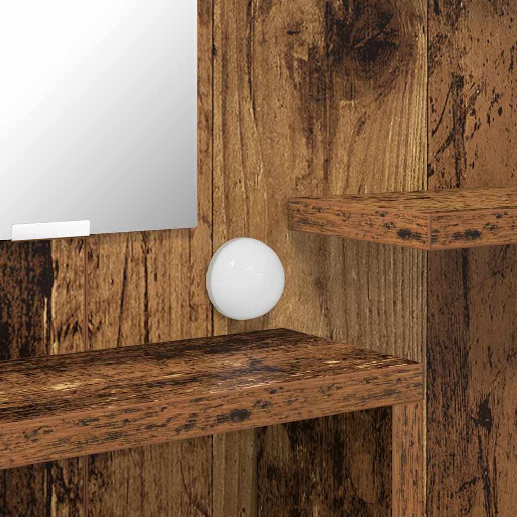 Slaapkamer Kaptafels Oud Hout 80 x 39,6 x 135 cm Bewerkt hout is nu te koop bij PeponiXL, paradijselijk wonen!