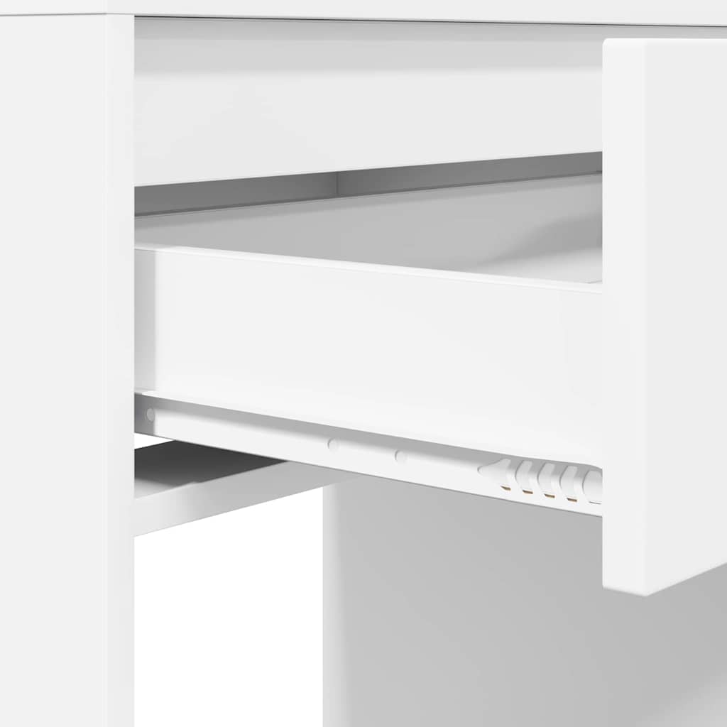 Slaapkamer Kaptafels Wit 80 x 39,6 x 135 cm Bewerkt hout is nu te koop bij PeponiXL, paradijselijk wonen!