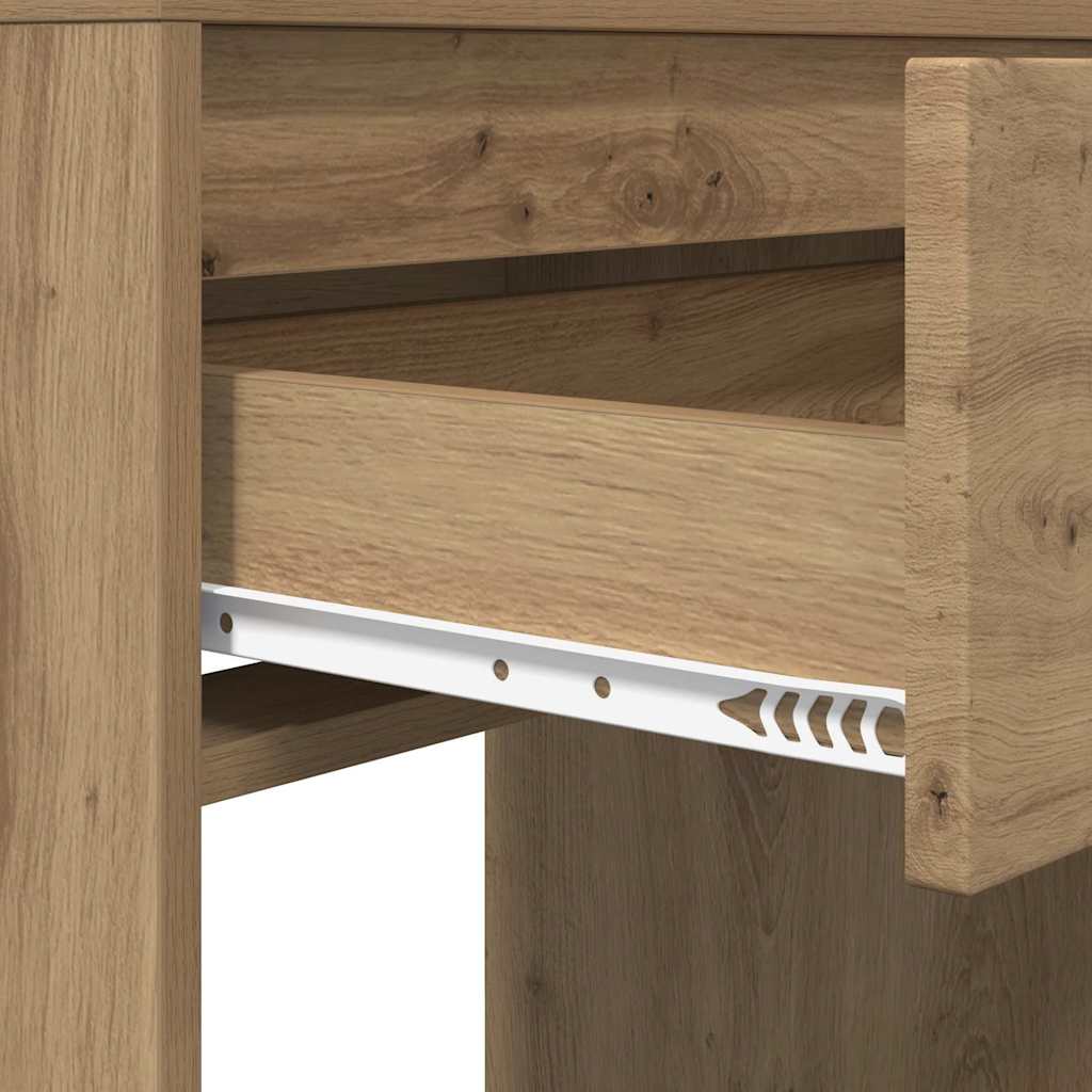 Slaapkamer Kaptafels met lade Artisan Eiken 80 x 39,6 x 135 cm is nu te koop bij PeponiXL, paradijselijk wonen!