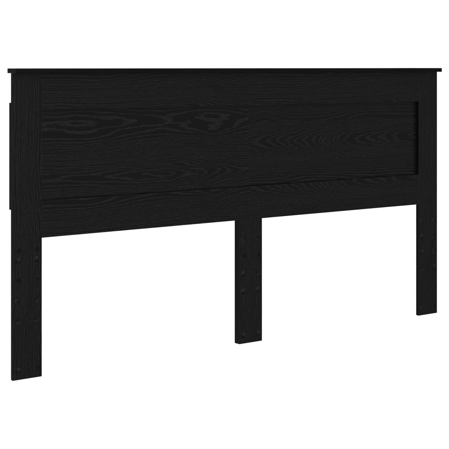 Hoofdbord met hoofdeinde Zwart Eiken 200 cm Bewerkt hout is nu te koop bij PeponiXL, paradijselijk wonen!