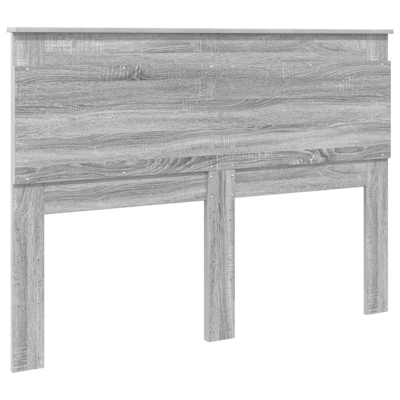 Hoofdbord met hoofdeinde Grijs Sonoma 160 cm Bewerkt hout is nu te koop bij PeponiXL, paradijselijk wonen!