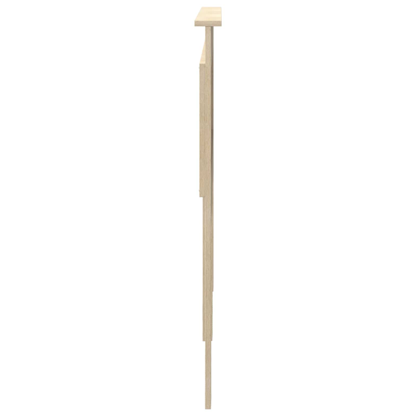 Hoofdbord met hoofdeinde Sonoma Eiken 150 cm Bewerkt hout is nu te koop bij PeponiXL, paradijselijk wonen!