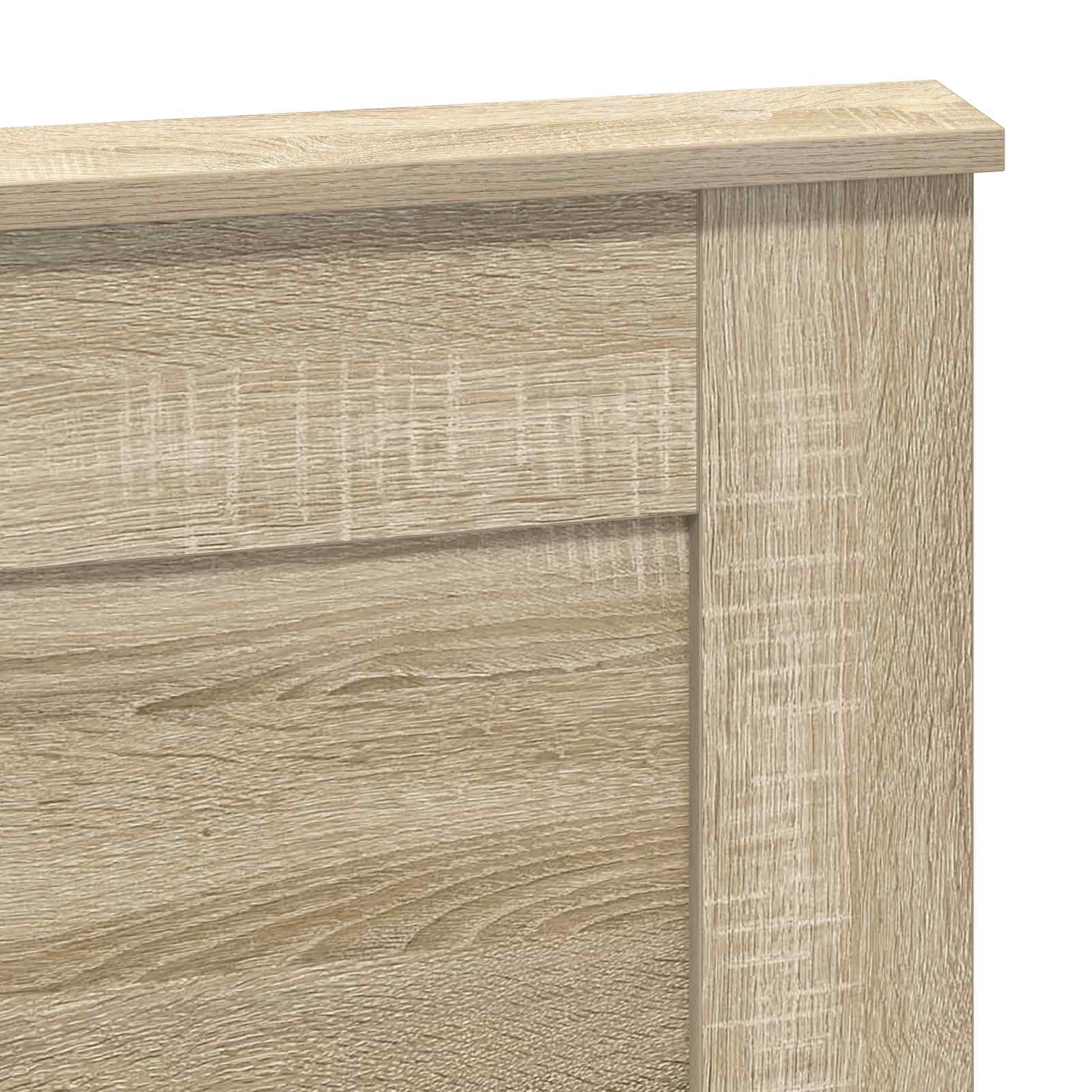 Hoofdbord met hoofdeinde Sonoma Eiken 135 cm Bewerkt hout is nu te koop bij PeponiXL, paradijselijk wonen!