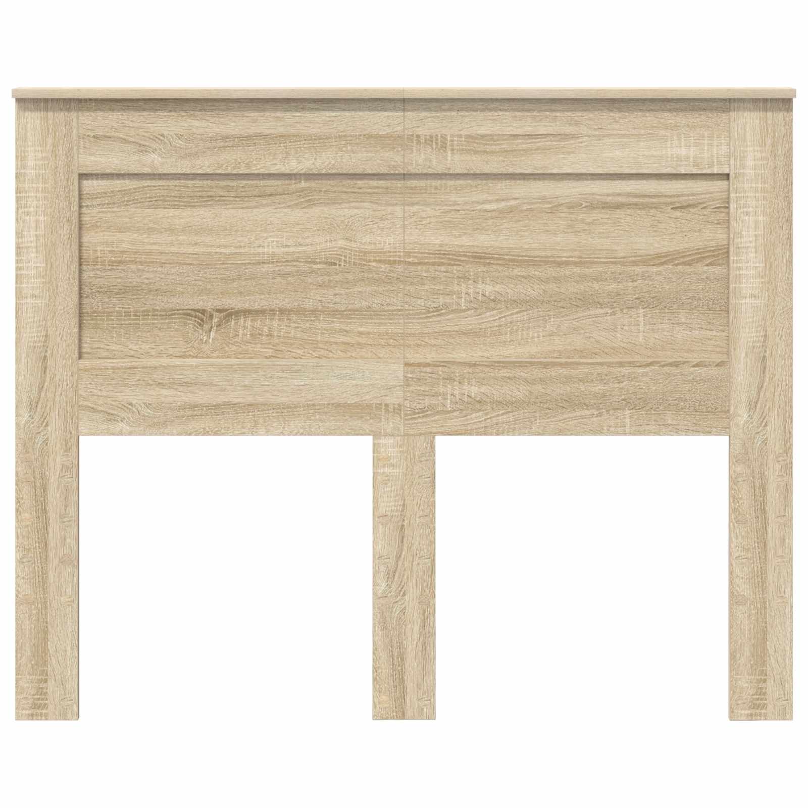 Hoofdbord met hoofdeinde Sonoma Eiken 135 cm Bewerkt hout is nu te koop bij PeponiXL, paradijselijk wonen!