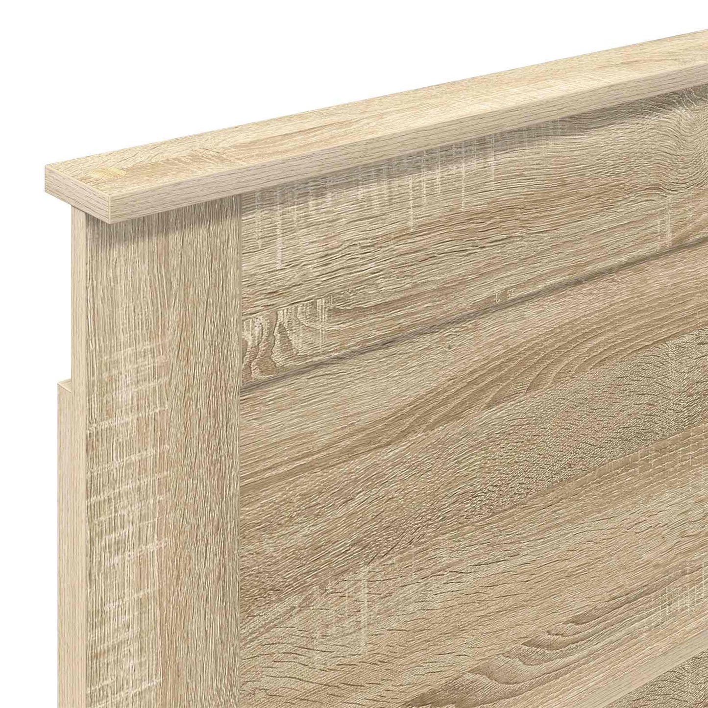 Hoofdbord met hoofdeinde Sonoma Eiken 90 cm Bewerkt hout is nu te koop bij PeponiXL, paradijselijk wonen!