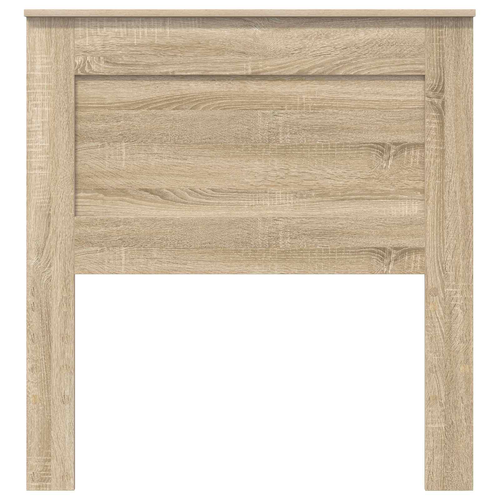 Hoofdbord met hoofdeinde Sonoma Eiken 90 cm Bewerkt hout is nu te koop bij PeponiXL, paradijselijk wonen!
