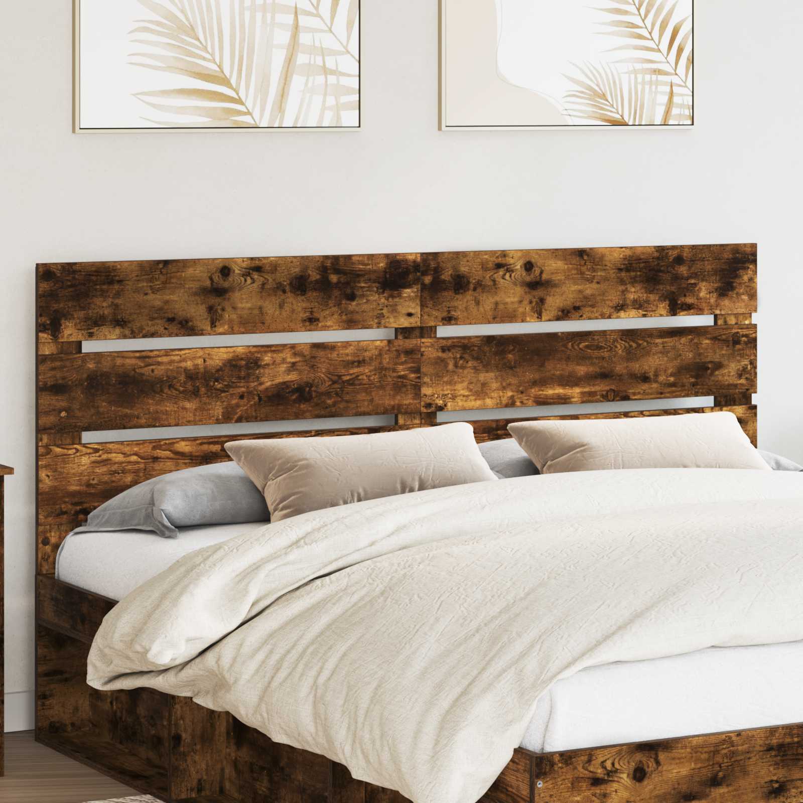 Hoofdbord Gerookt eiken Bewerkt hout is nu te koop bij PeponiXL, paradijselijk wonen!