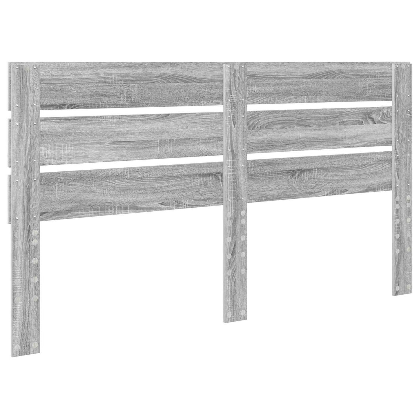 Hoofdbord Grijs Sonoma Bewerkt hout is nu te koop bij PeponiXL, paradijselijk wonen!