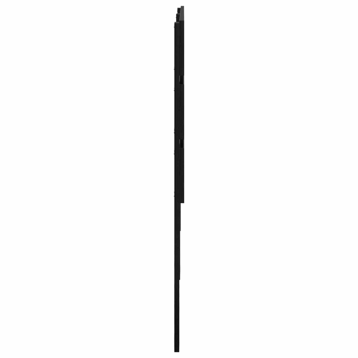 Hoofdbord Zwart Eiken 100 cm Bewerkt hout is nu te koop bij PeponiXL, paradijselijk wonen!