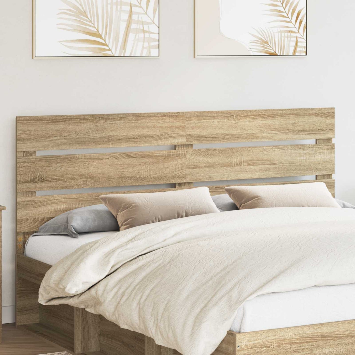 Hoofdbord Sonoma Eiken 100 cm Bewerkt hout is nu te koop bij PeponiXL, paradijselijk wonen!