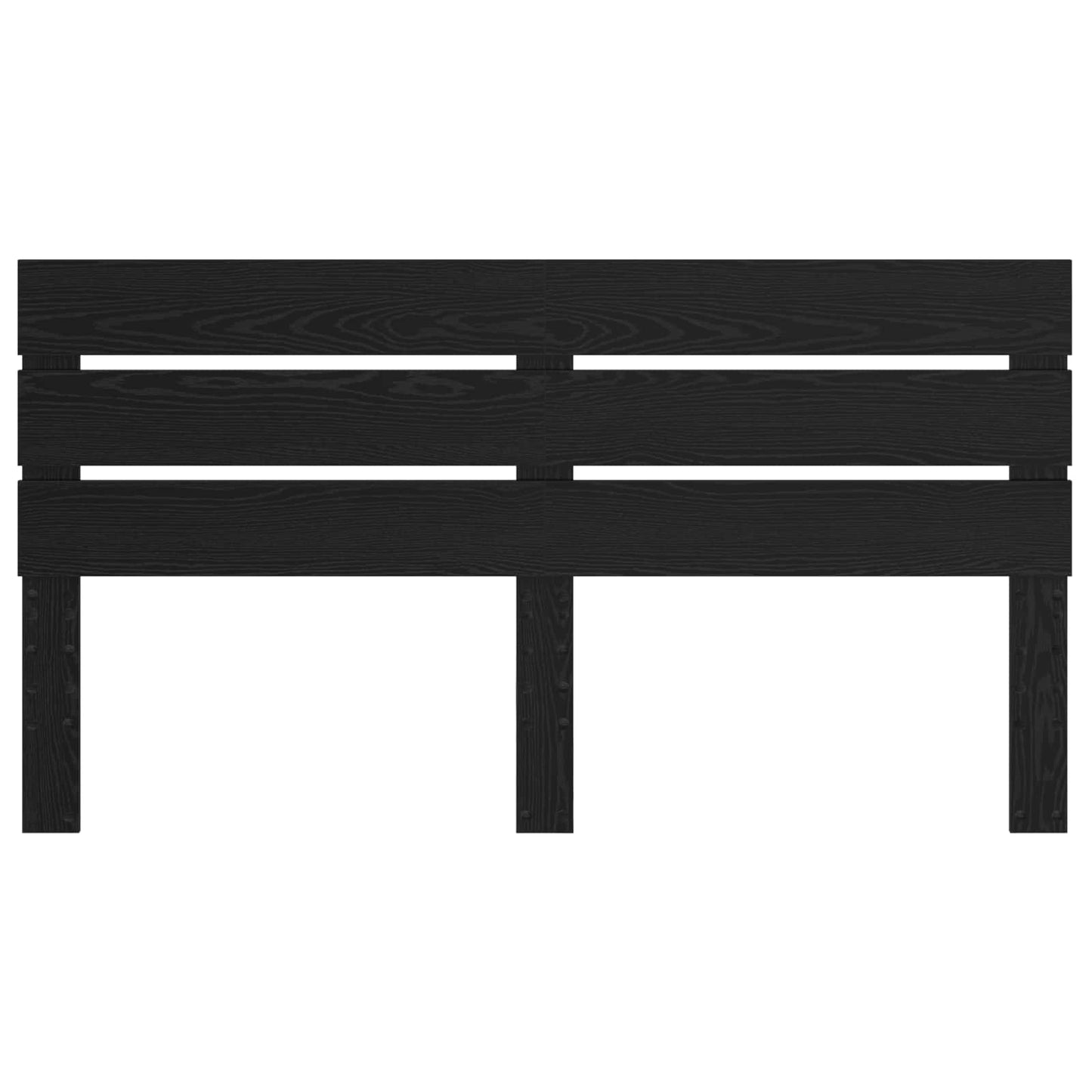 Hoofdbord Zwart Eiken Bewerkt hout is nu te koop bij PeponiXL, paradijselijk wonen!