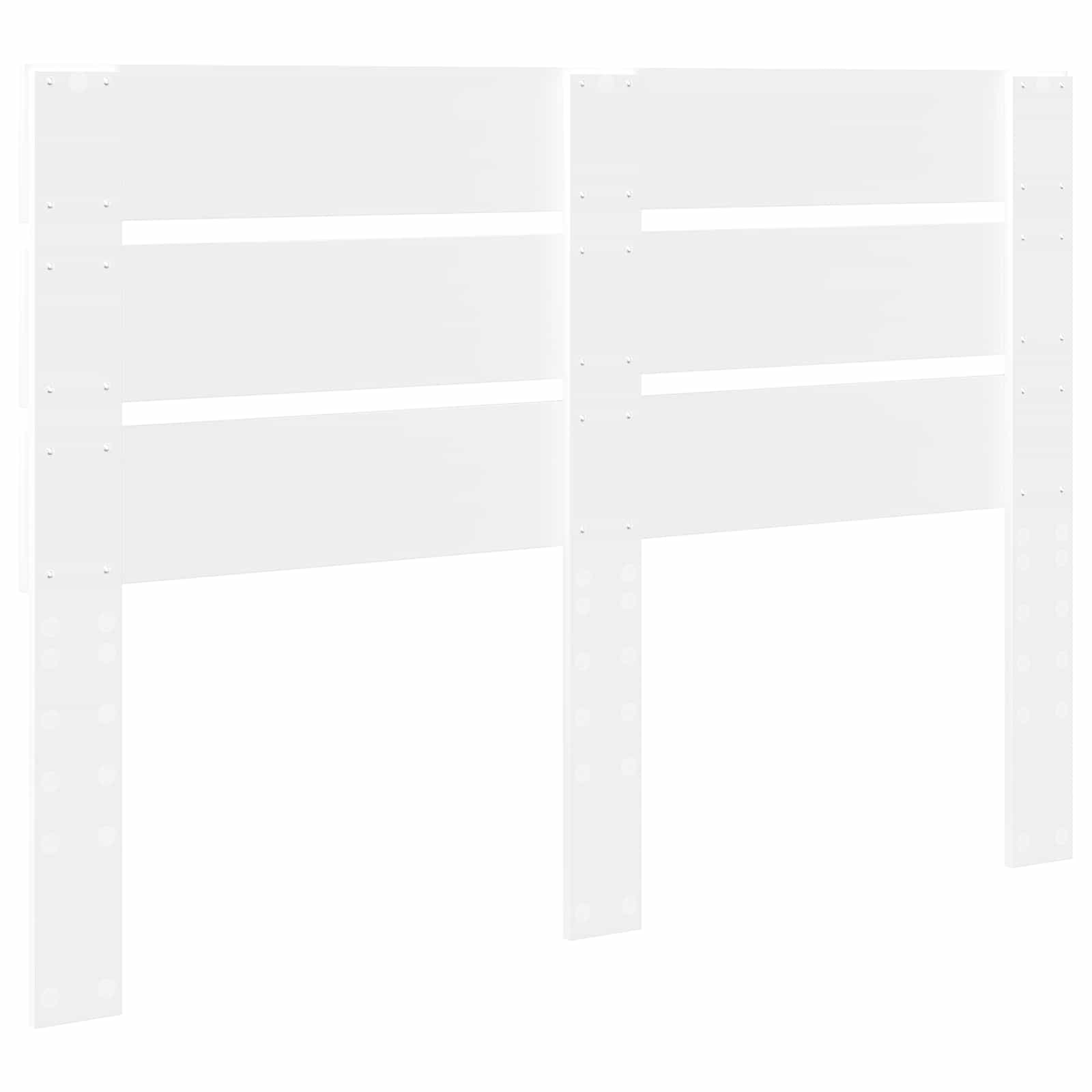 Hoofdbord Wit Bewerkt hout is nu te koop bij PeponiXL, paradijselijk wonen!
