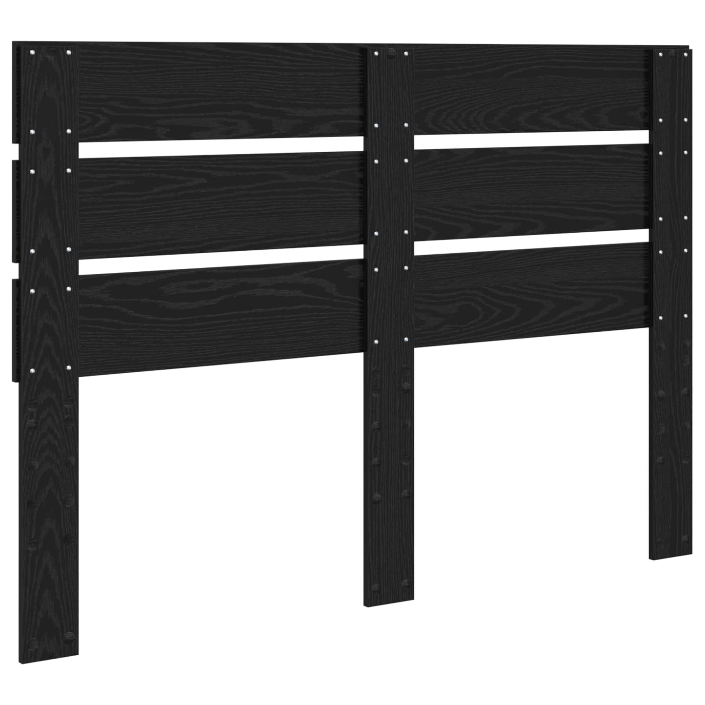 Hoofdbord Zwart Eiken Bewerkt hout is nu te koop bij PeponiXL, paradijselijk wonen!