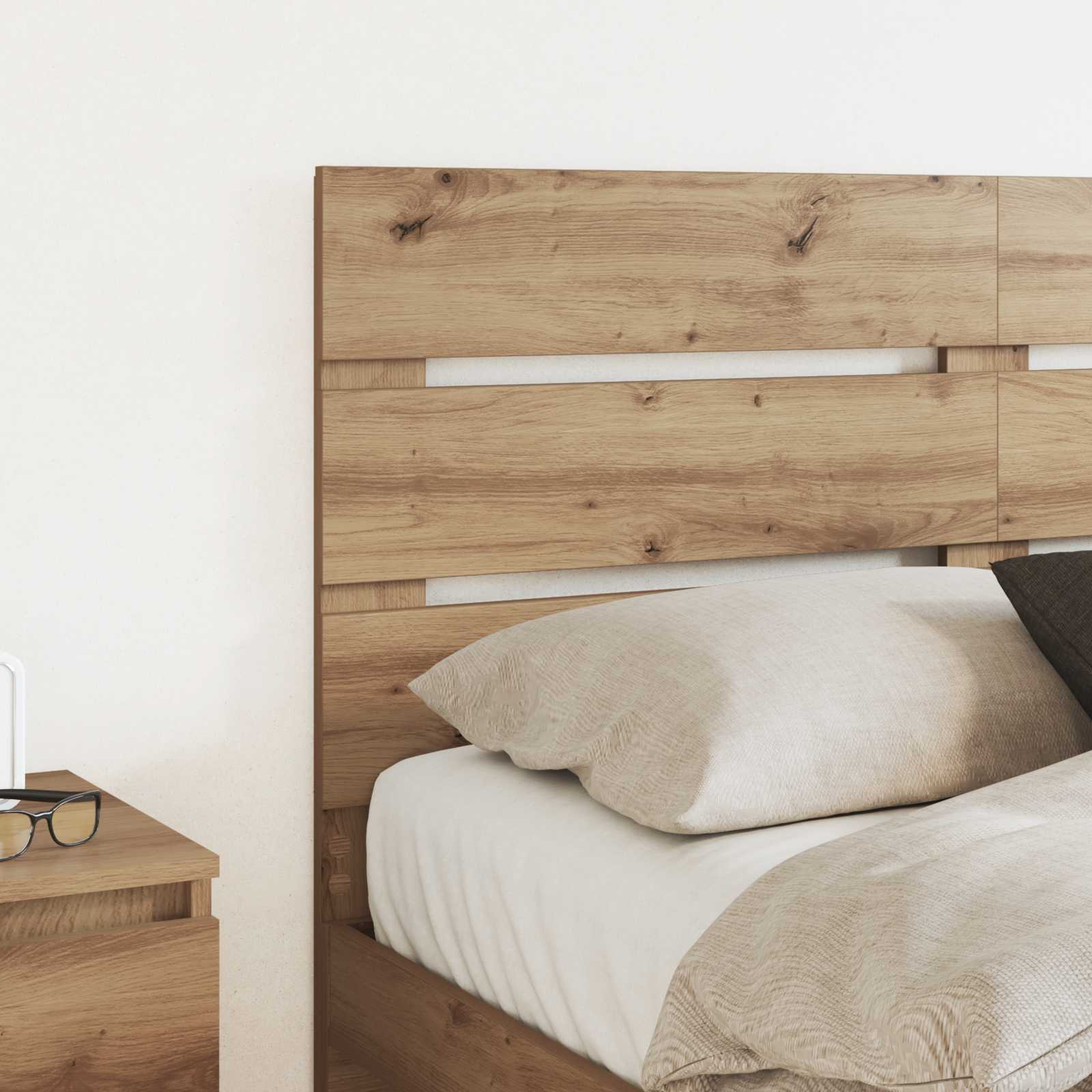 Hoofdbord Artisan Eiken Bewerkt hout is nu te koop bij PeponiXL, paradijselijk wonen!