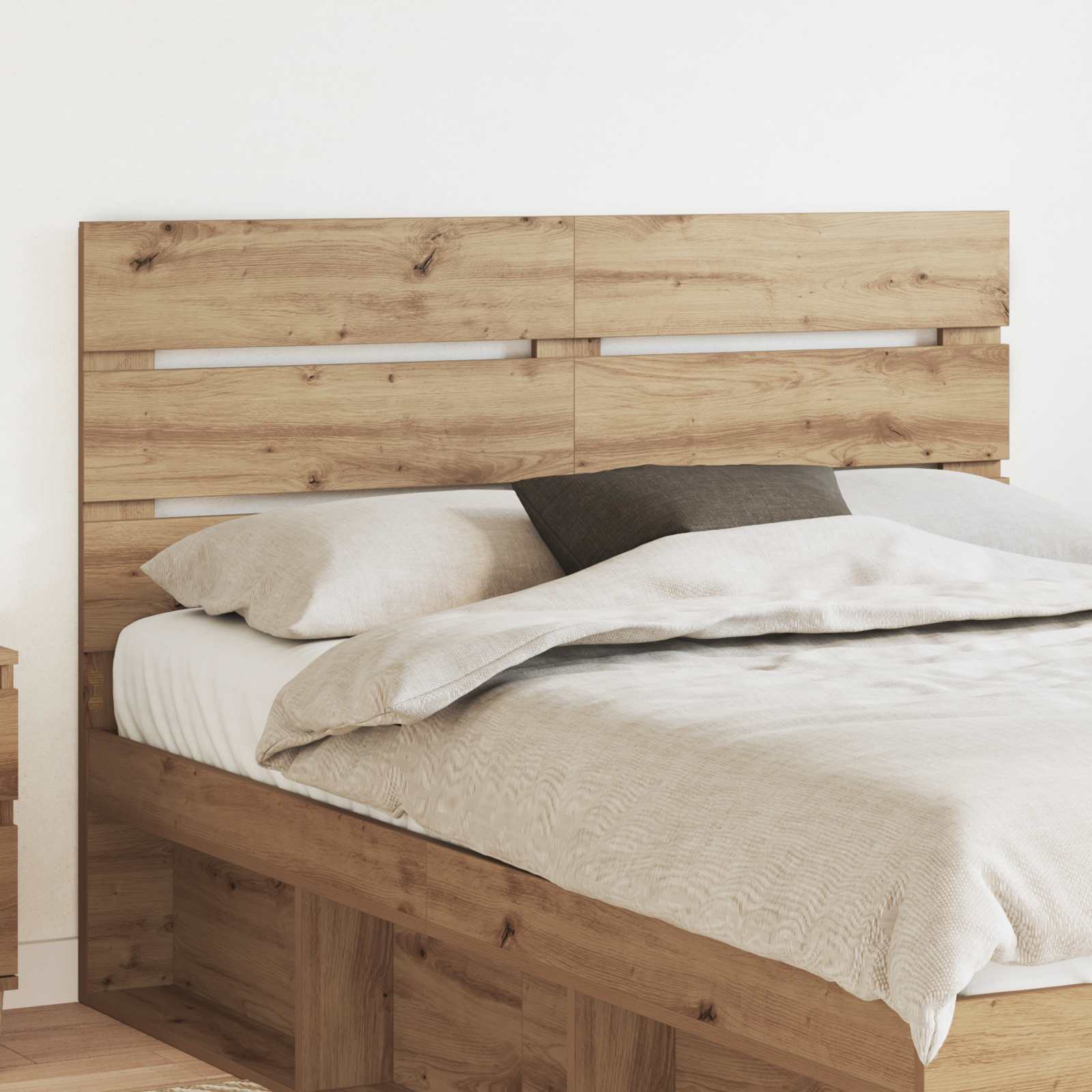 Hoofdbord Artisan Eiken Bewerkt hout is nu te koop bij PeponiXL, paradijselijk wonen!