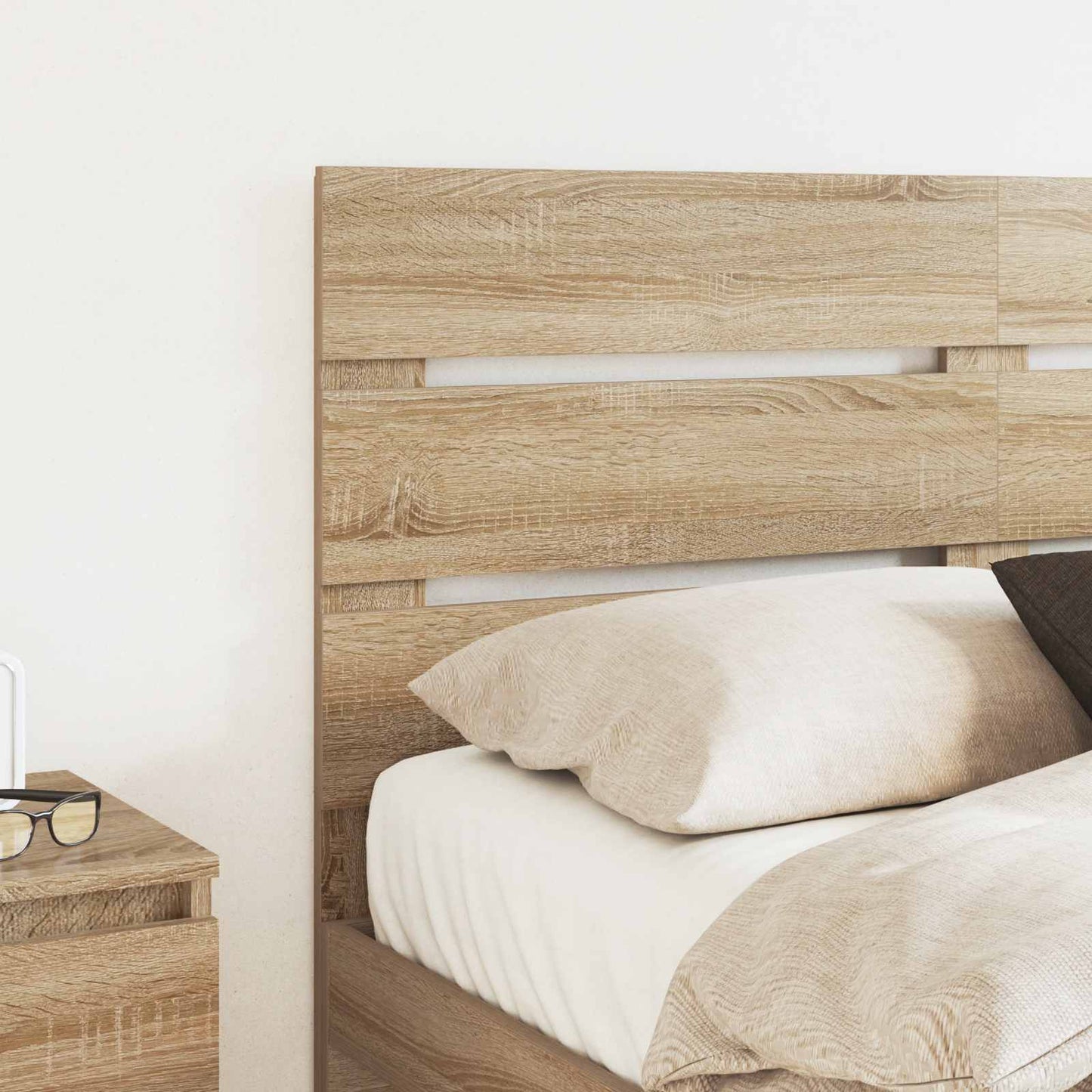 Hoofdbord Sonoma Eiken Bewerkt hout is nu te koop bij PeponiXL, paradijselijk wonen!