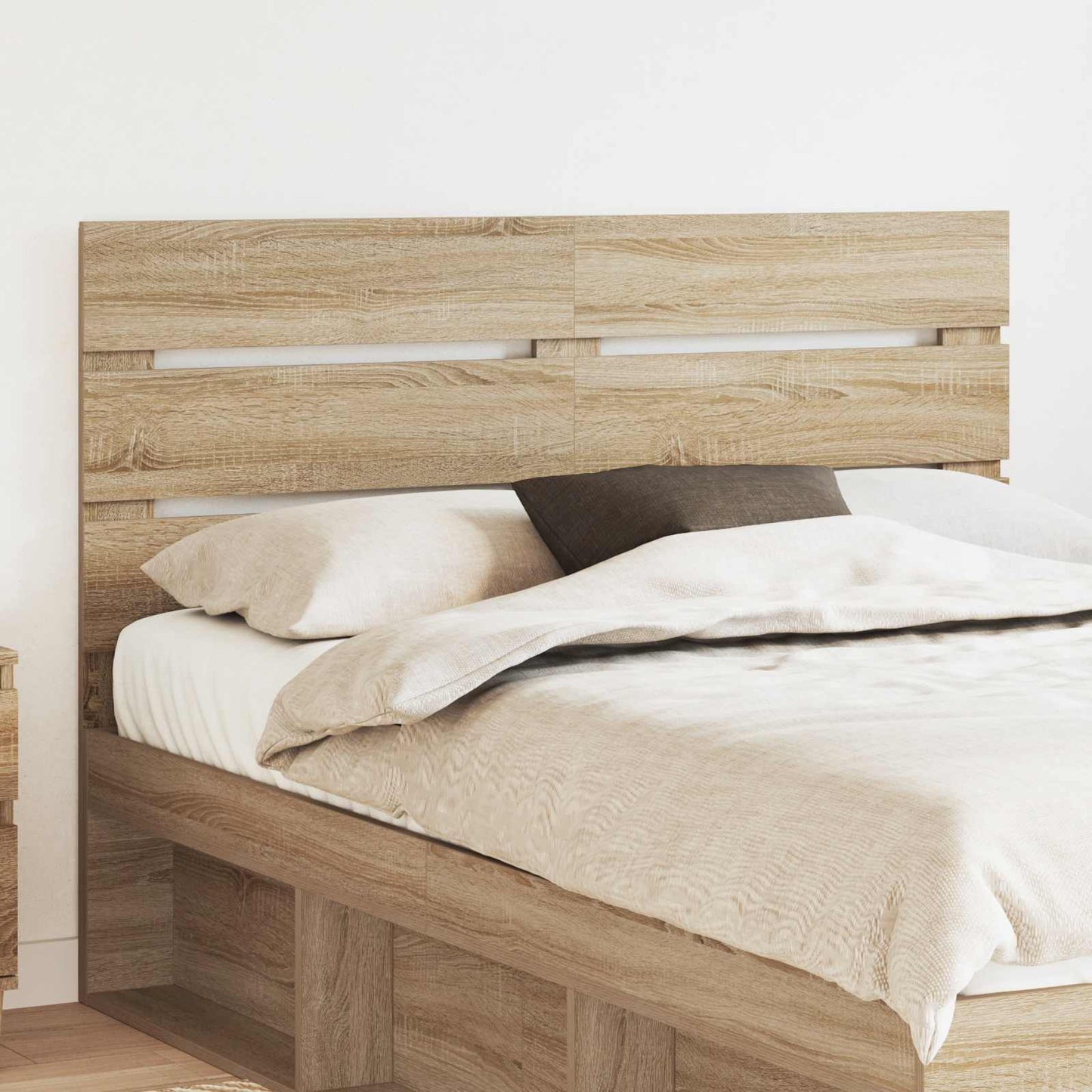 Hoofdbord Sonoma Eiken Bewerkt hout is nu te koop bij PeponiXL, paradijselijk wonen!
