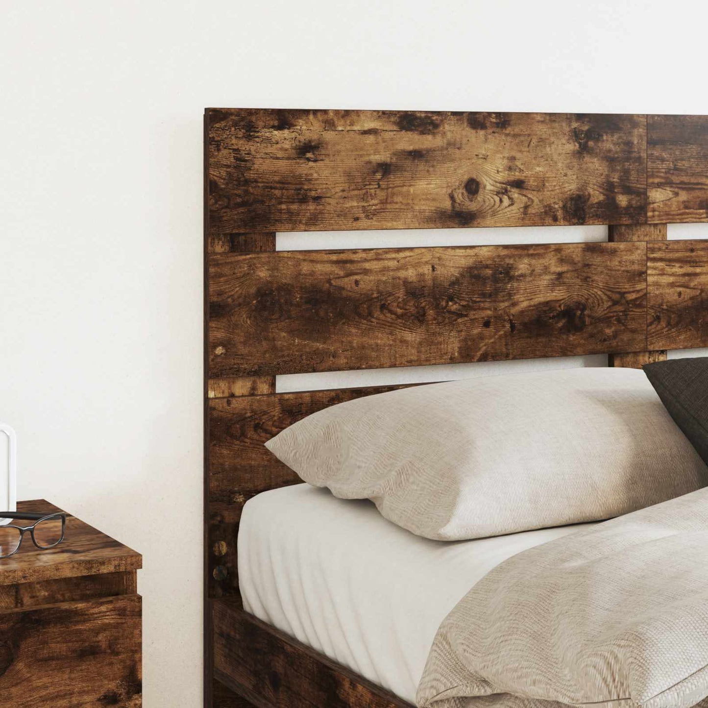 Hoofdbord Gerookt eiken Bewerkt hout is nu te koop bij PeponiXL, paradijselijk wonen!