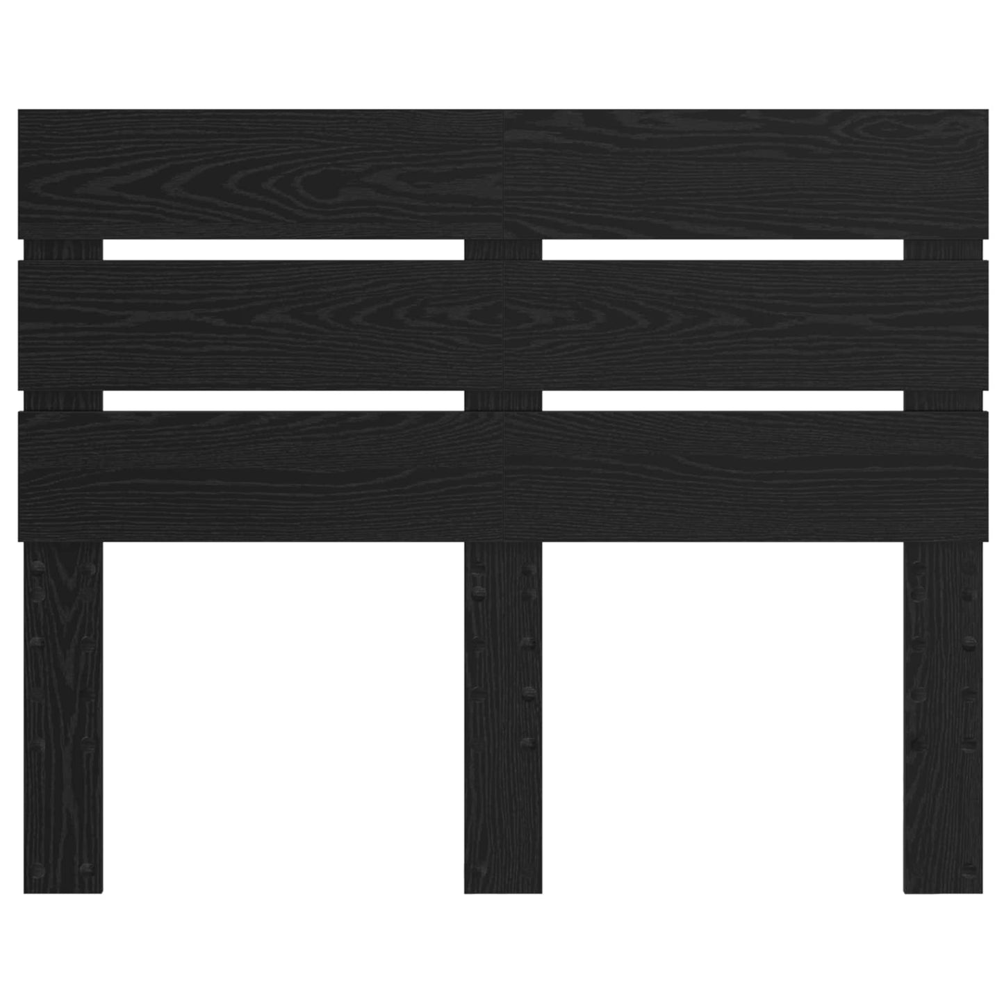 Hoofdbord Zwart Eiken Bewerkt hout is nu te koop bij PeponiXL, paradijselijk wonen!
