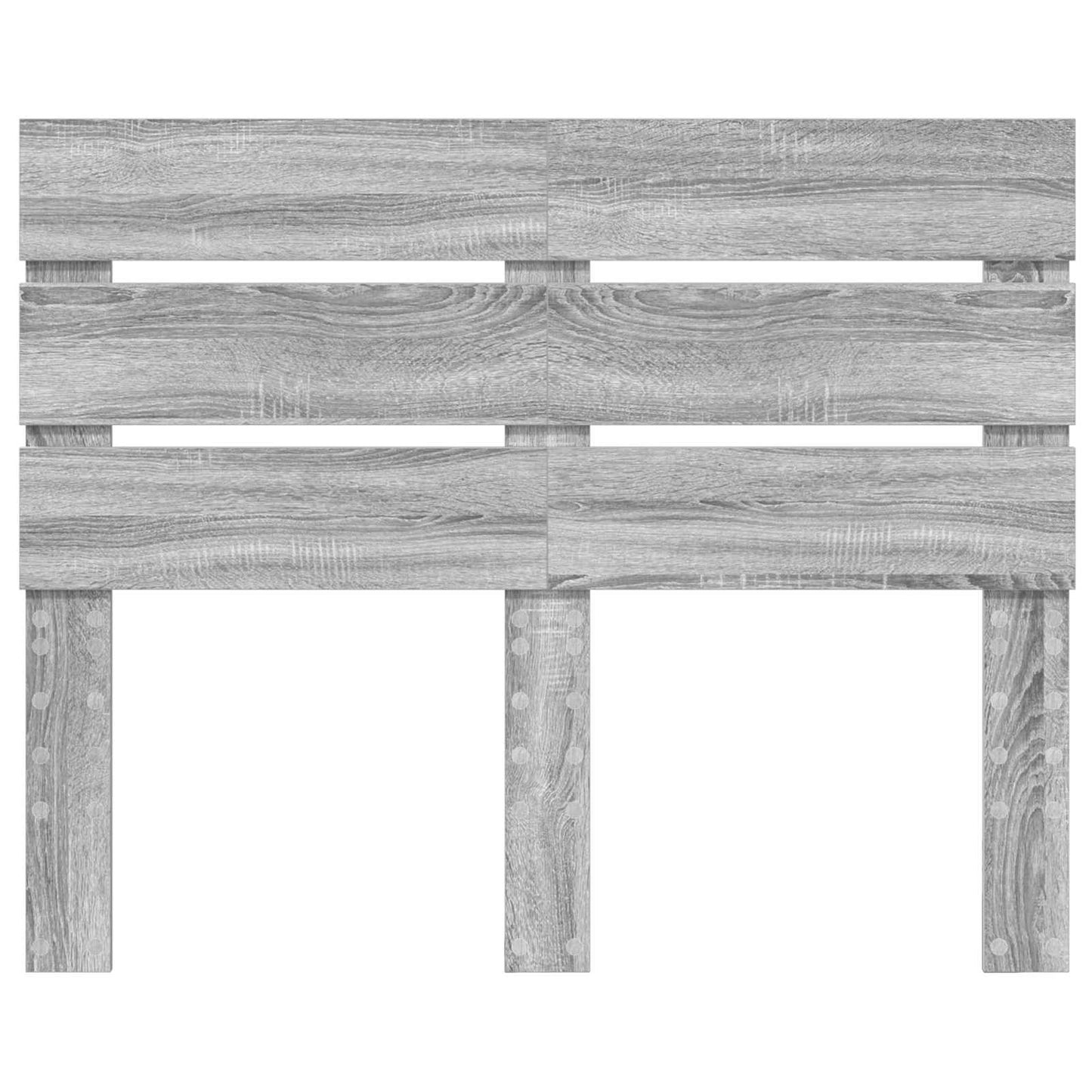 Hoofdbord Grijs Sonoma Bewerkt hout is nu te koop bij PeponiXL, paradijselijk wonen!