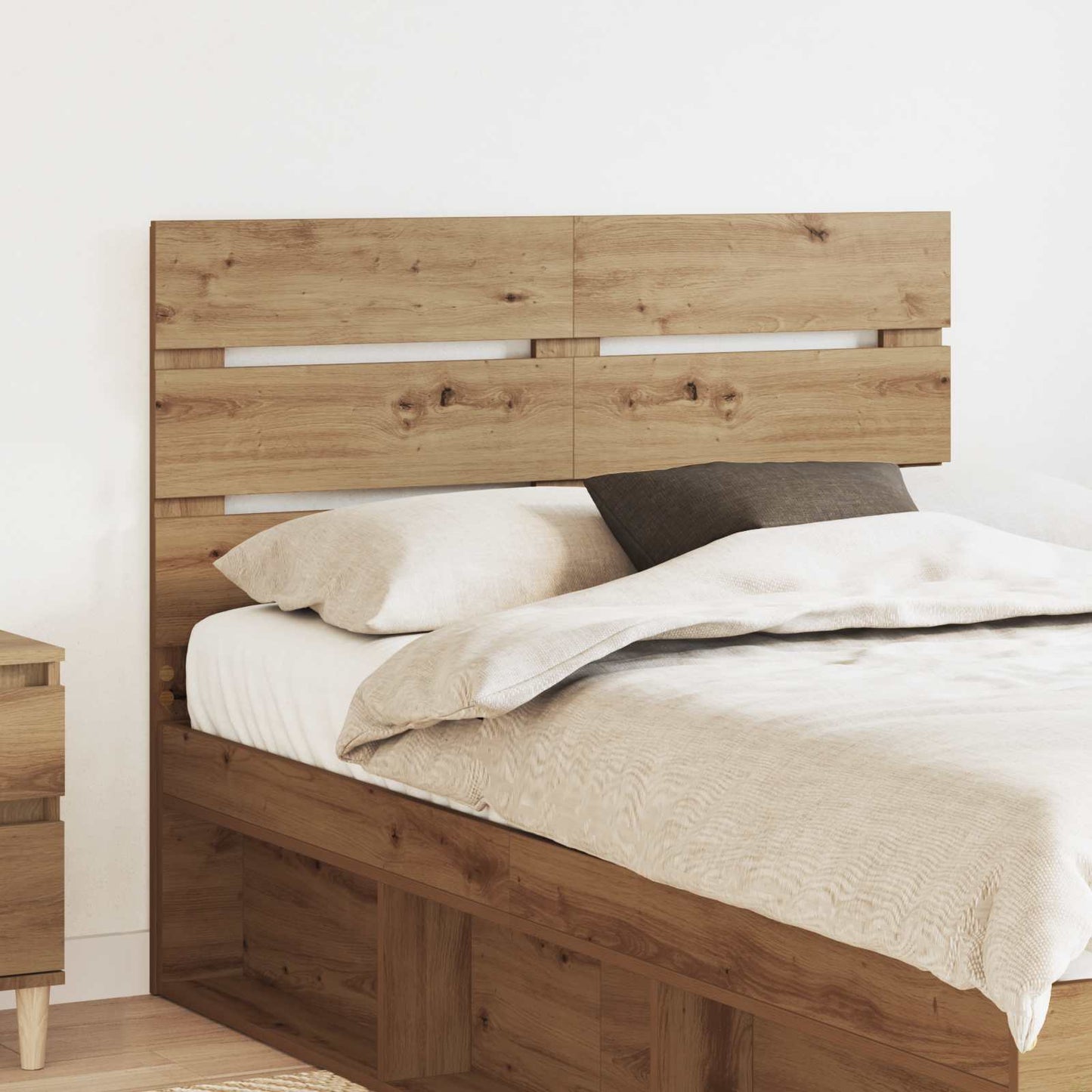 Hoofdbord Artisan Eiken Bewerkt hout is nu te koop bij PeponiXL, paradijselijk wonen!