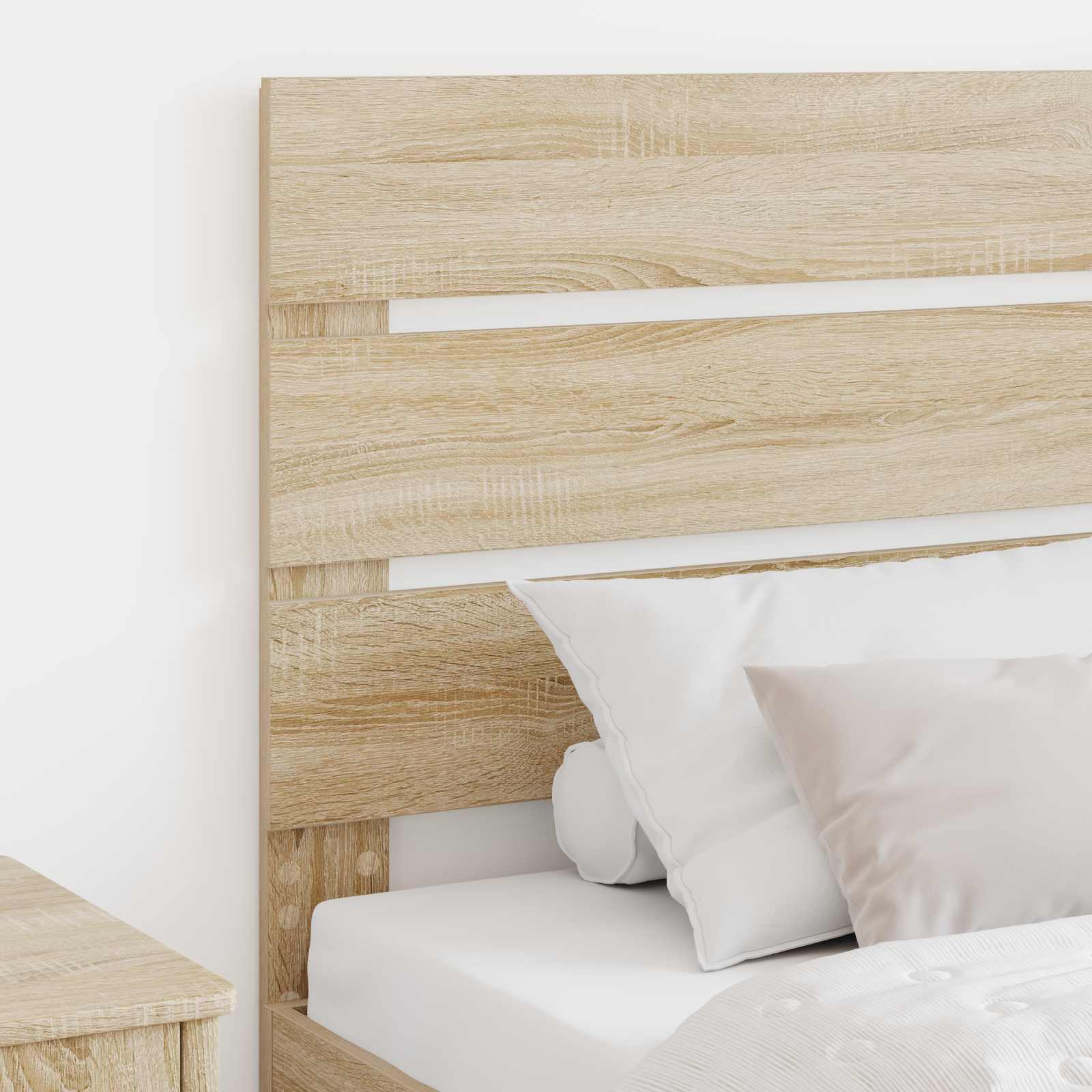Hoofdbord Sonoma Eiken Bewerkt hout is nu te koop bij PeponiXL, paradijselijk wonen!