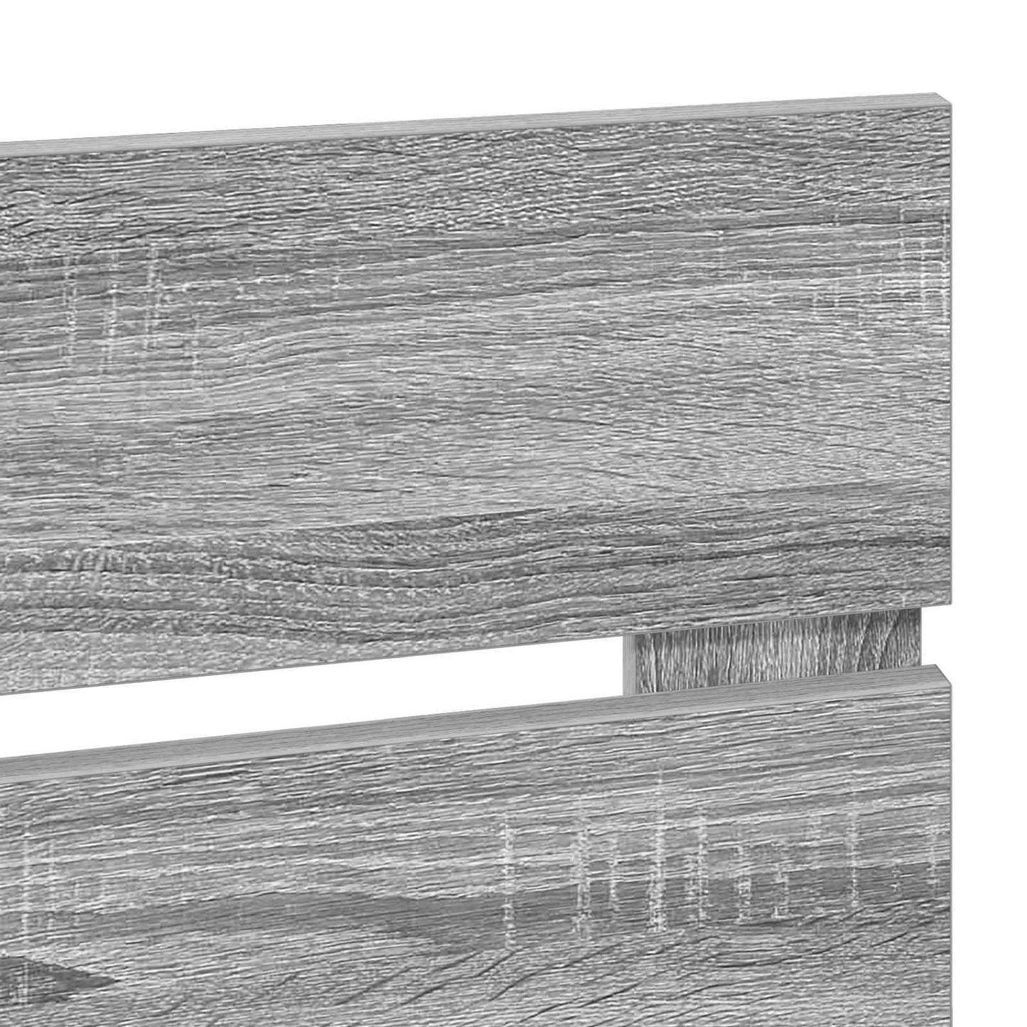 Hoofdbord Grijs Sonoma Bewerkt hout is nu te koop bij PeponiXL, paradijselijk wonen!