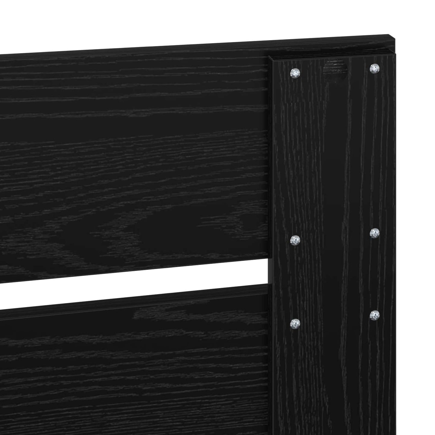 Hoofdbord Zwart Eiken Bewerkt hout is nu te koop bij PeponiXL, paradijselijk wonen!