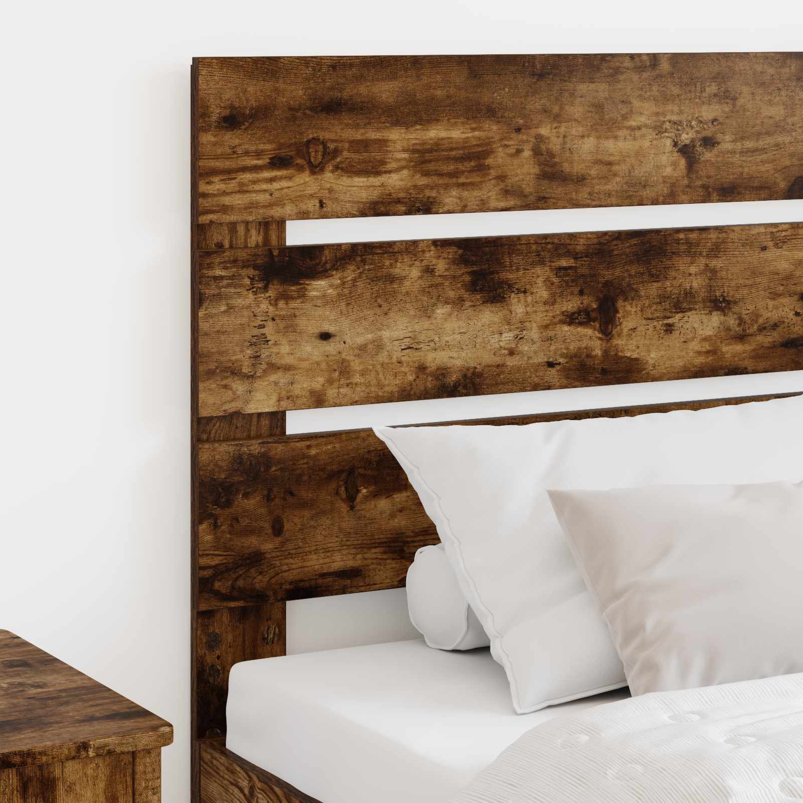 Hoofdbord Gerookt eiken Bewerkt hout is nu te koop bij PeponiXL, paradijselijk wonen!