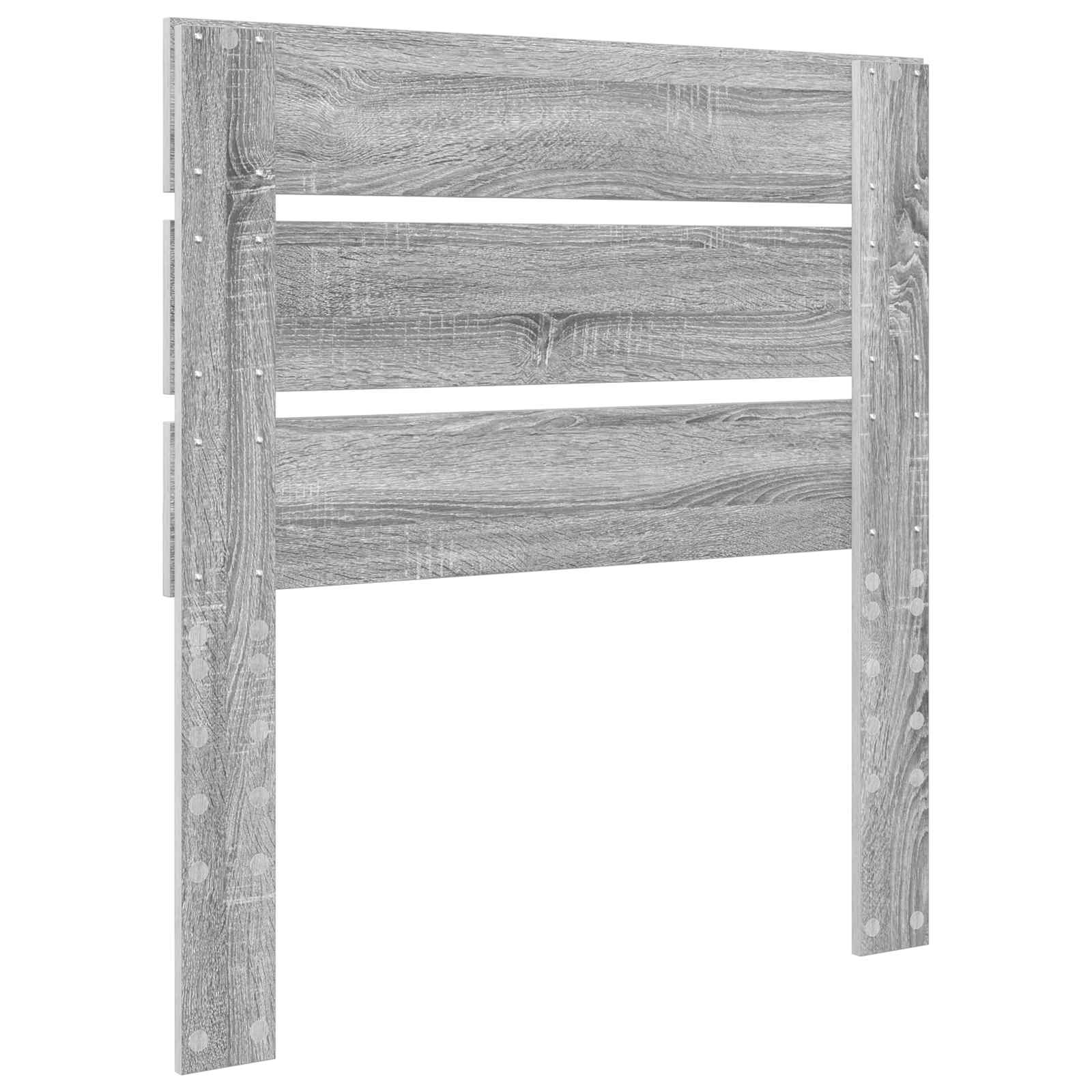 Hoofdbord Grijs Sonoma Bewerkt hout is nu te koop bij PeponiXL, paradijselijk wonen!