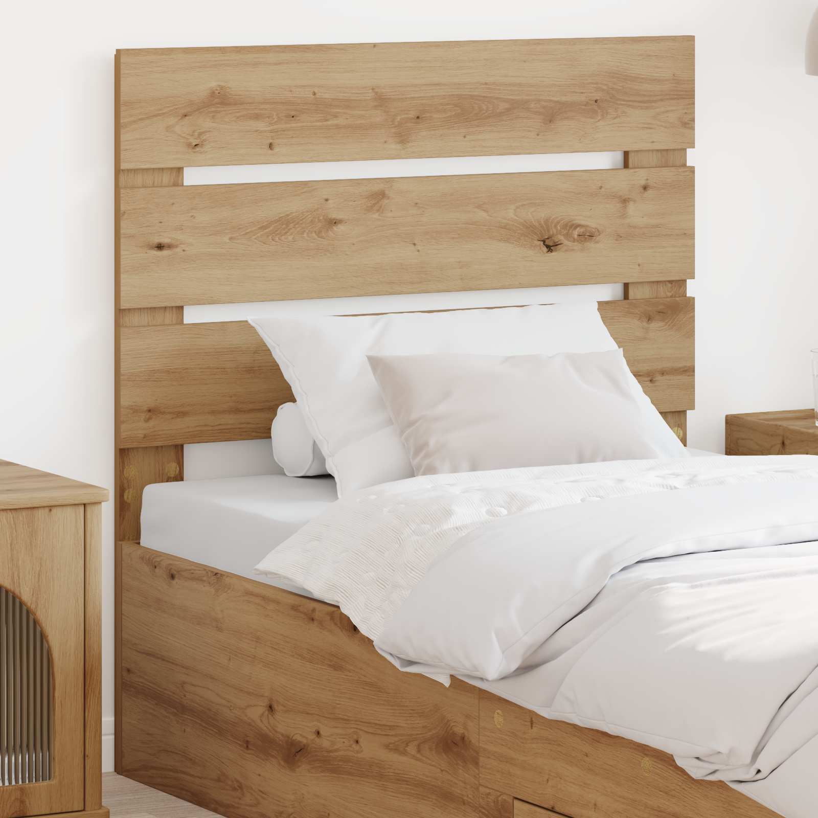 Hoofdbord Artisan Eiken Bewerkt hout is nu te koop bij PeponiXL, paradijselijk wonen!