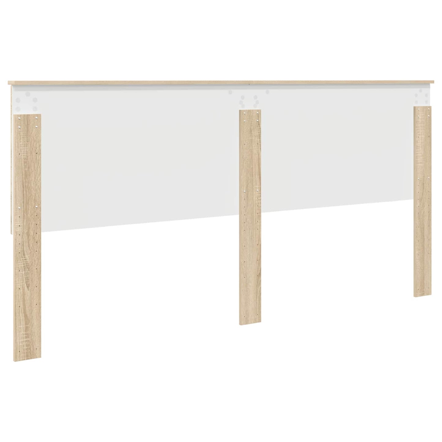 Hoofdbord met hoofdeinde Sonoma Eiken 200 cm Bewerkt hout is nu te koop bij PeponiXL, paradijselijk wonen!