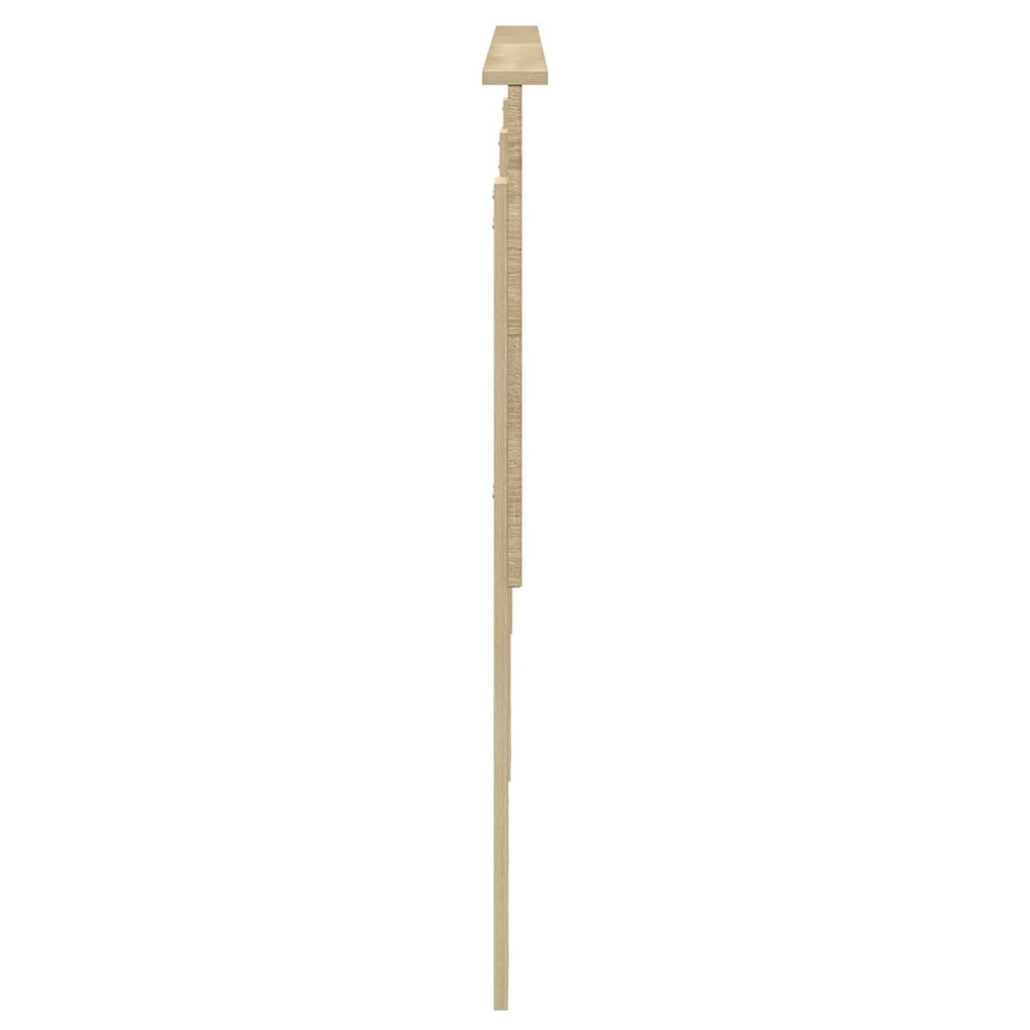Hoofdbord met hoofdeinde Sonoma Eiken 200 cm Bewerkt hout is nu te koop bij PeponiXL, paradijselijk wonen!