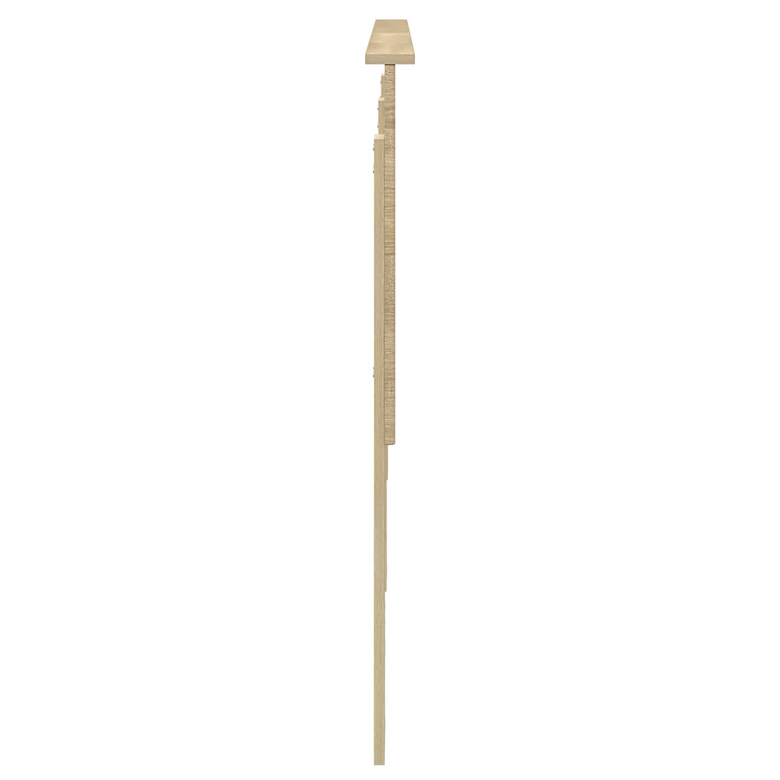 Hoofdbord met hoofdeinde Sonoma Eiken 200 cm Bewerkt hout is nu te koop bij PeponiXL, paradijselijk wonen!