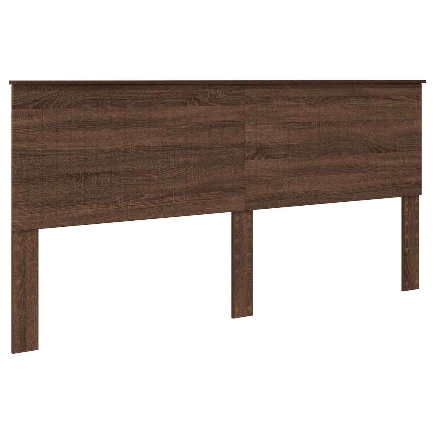 Hoofdbord met hoofdeinde Bruin Eiken 200 cm Bewerkt hout is nu te koop bij PeponiXL, paradijselijk wonen!