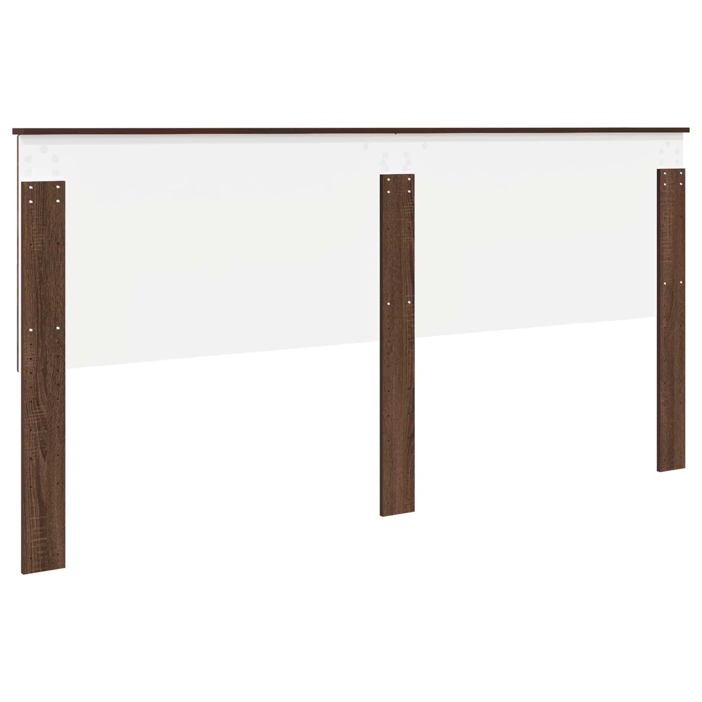 Hoofdbord met hoofdeinde Bruin Eiken 200 cm Bewerkt hout is nu te koop bij PeponiXL, paradijselijk wonen!